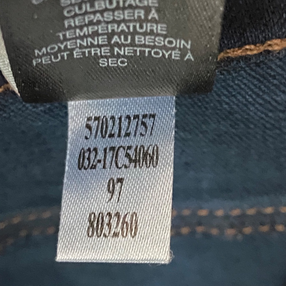 Chico’s the Platinum Blue Jegging Skinny Stretch Jeans Size 1 / US Size 8 R NWOT - Picture 8 of 10